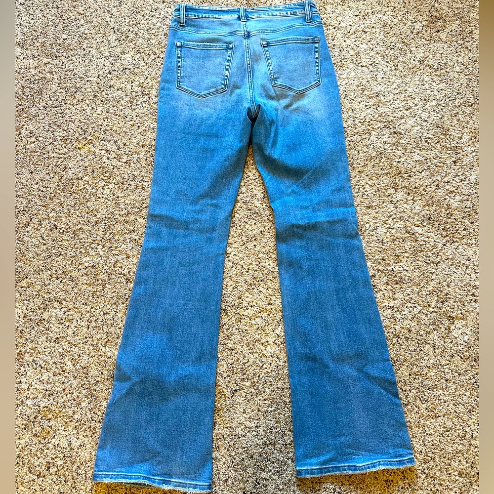Zenana Light Wash Flare Jeans
